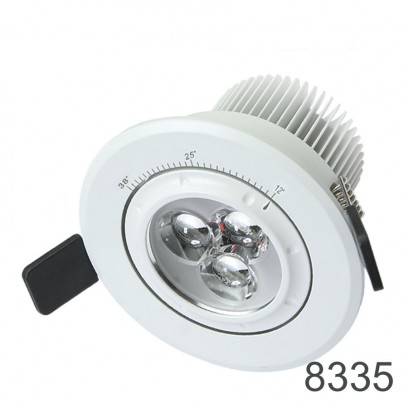 Zoomable downlight 7w
