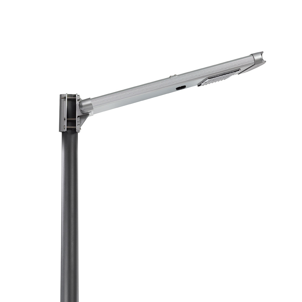 PD Series solar street light side view PD Series solar street light side installation view
